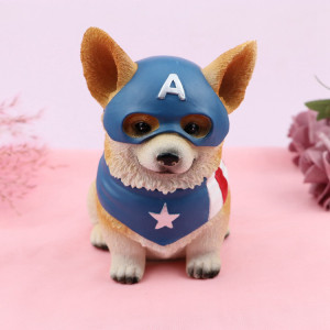 Hộp đựng tiền Chú Chó cosplay Captain America - Avenger